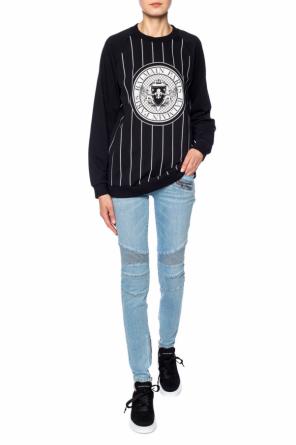 Bluza z nadrukowanym logo, zdjęcie 2 Bluza z nadrukowanym logo od Balmain